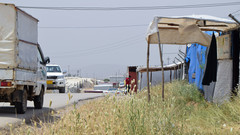 Ein Flüchtlingslager bei Dohuk im Nordirak 