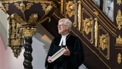In Eisenachs Georgenkirche neue Lutherbibel überreicht 2016