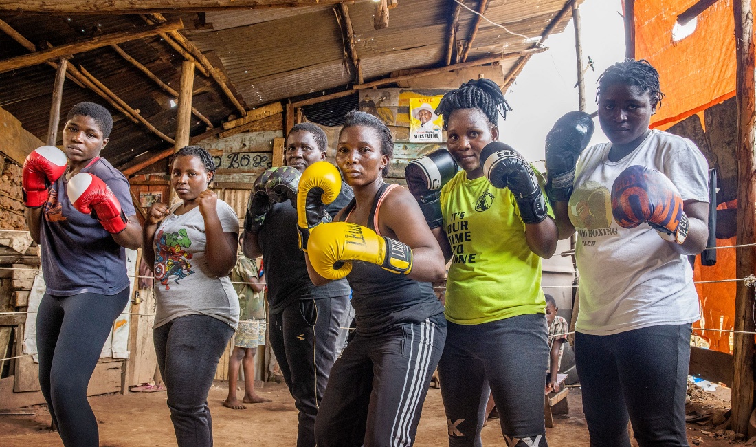 Rhino Boxclub Kampala Uganda Mädchen