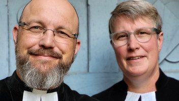 Das evangelische Pfarrerspaar Lutz und Tina Mertten 