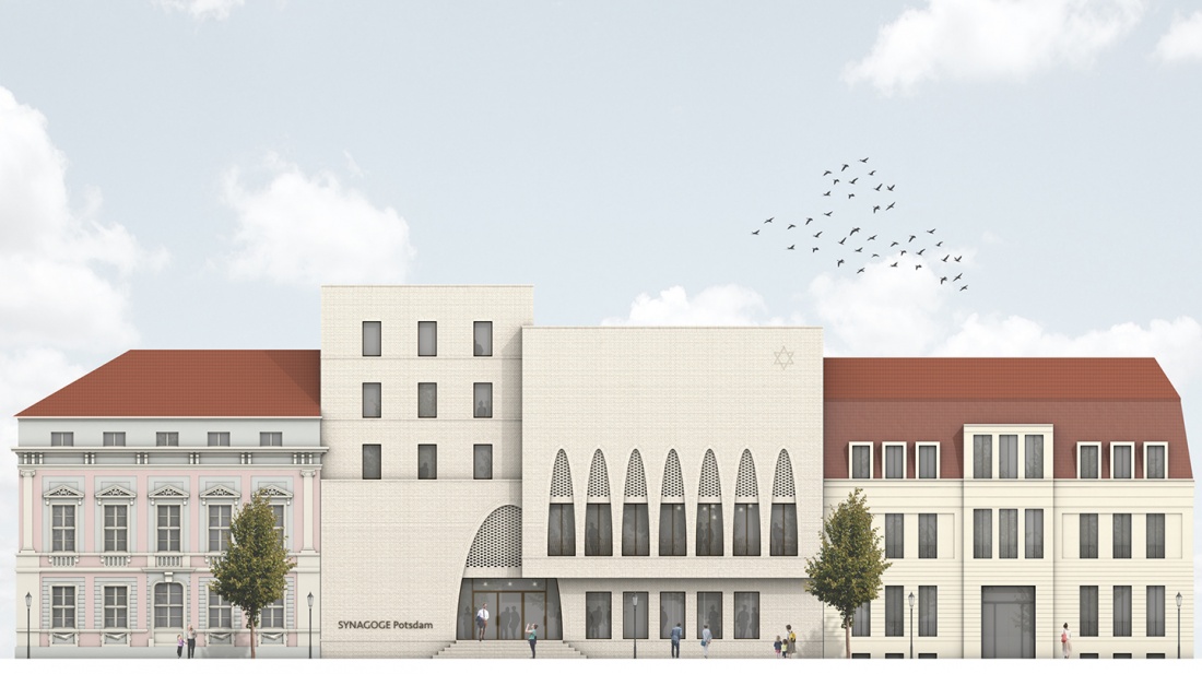 Entwurf der Synagoge Potsdam der Haberland Architekten BDA