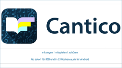 Die kostenlose App "Cantico" 