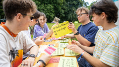 Junge Klimaaktivisten auf "Fridays for Future"-Sommerkongress 