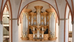 Hamburg  spielt in der St. Jacobi Kirche  auf  der Arp Schnitger Orgel Bach orgelmusik in Coronazeiten