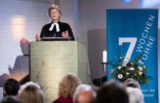 Susanne Breit-Keßler während der Predigt