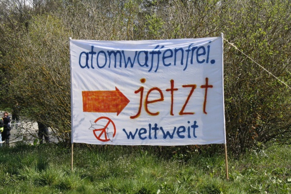 Protest gegen Atomwaffen in Büchel