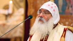 Der Generalbischof der koptisch-orthodoxen Kirche für Deutschland, Anba Damian.