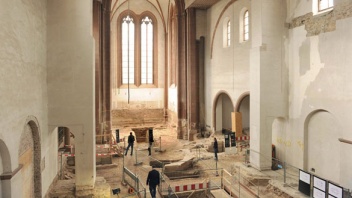 Forschungsarbeiten in der Johanniskirche in Mainz