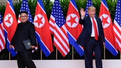 U.S. Präsident Donald Trump und der Machthaber von Nordkorea Kim Jong Un.